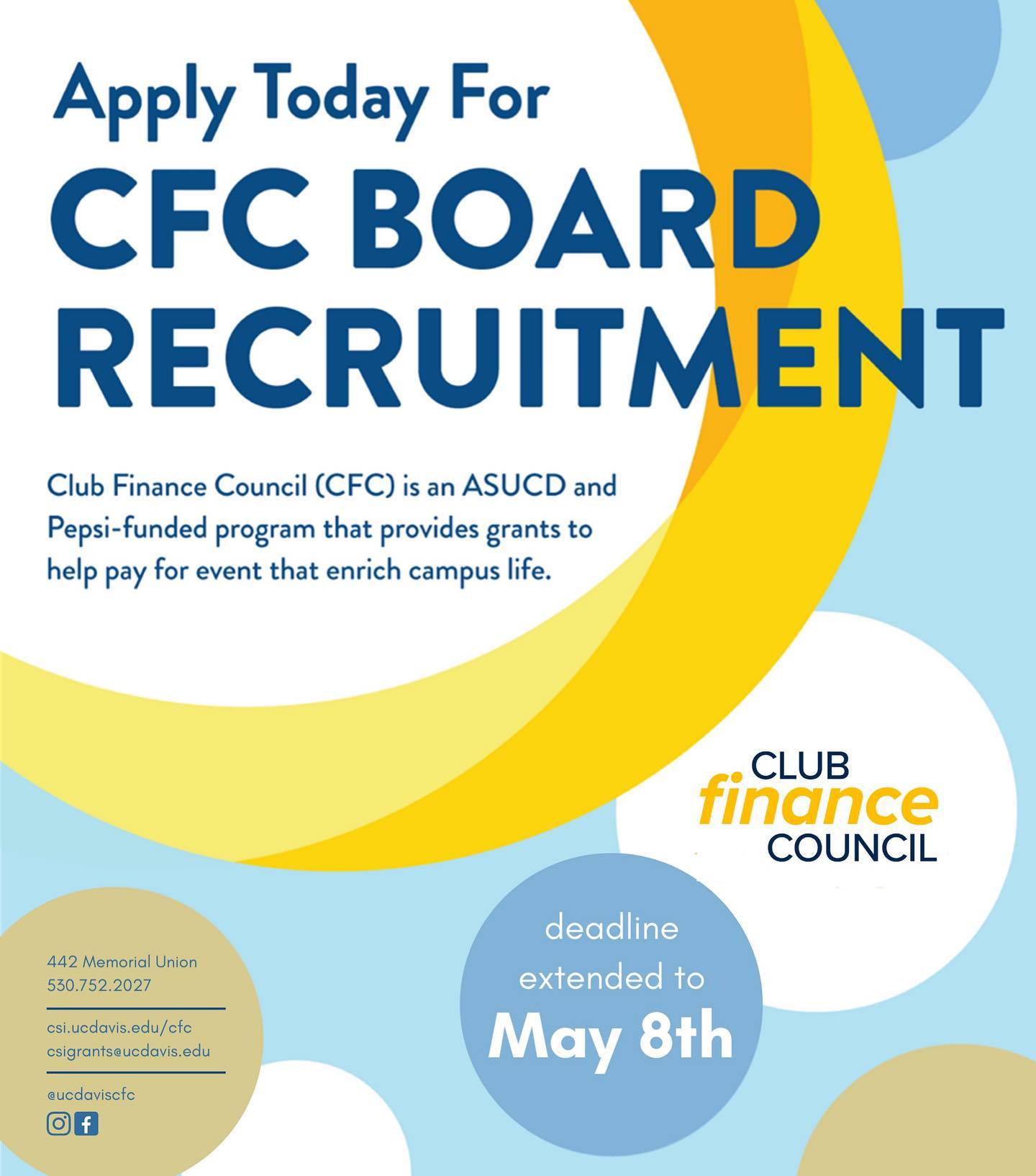 Club Finance Council - CFC | Davis CA