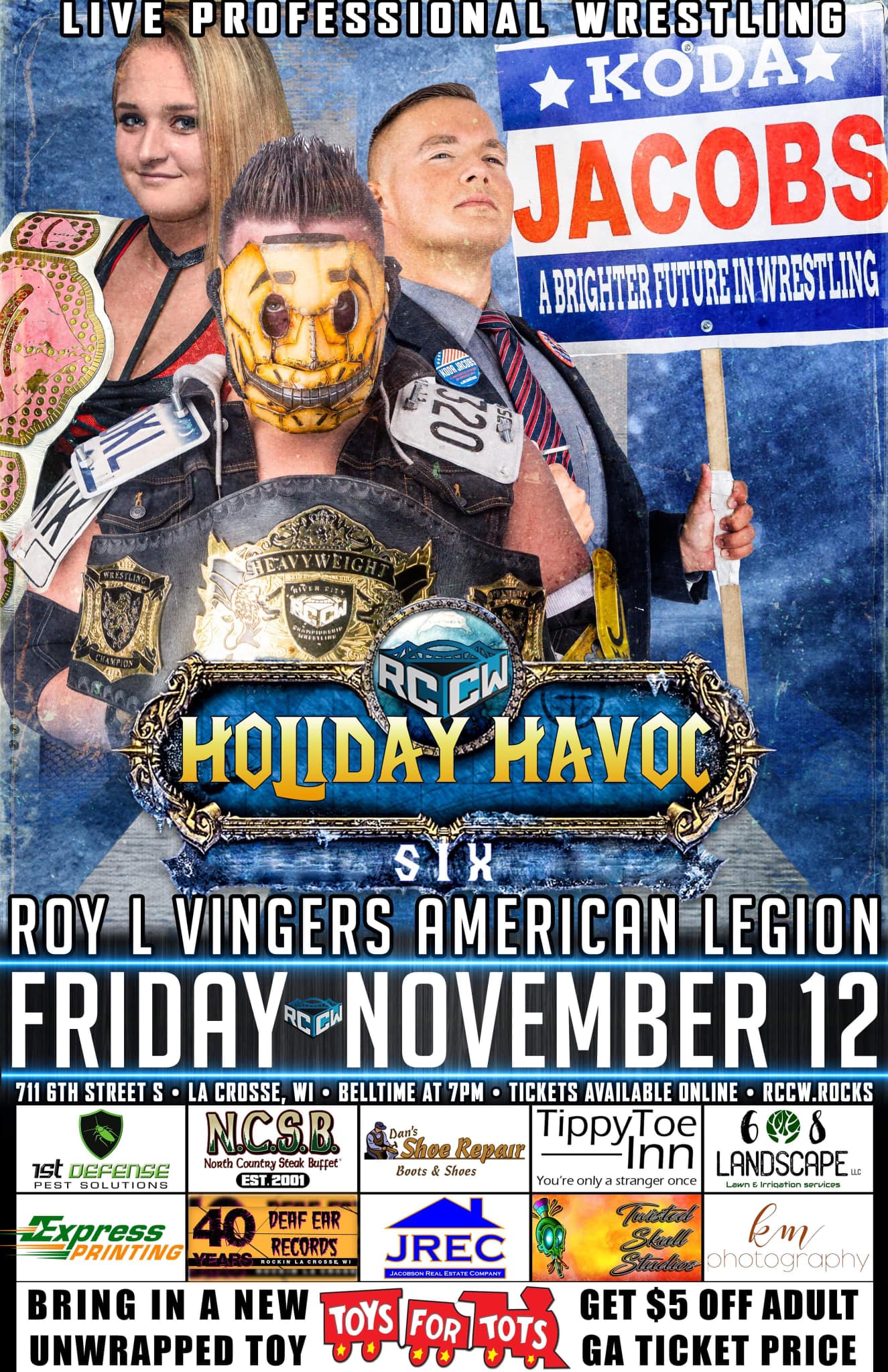 River - Official poster reveal and lineup for RCCW Holiday Havoc VI on ...