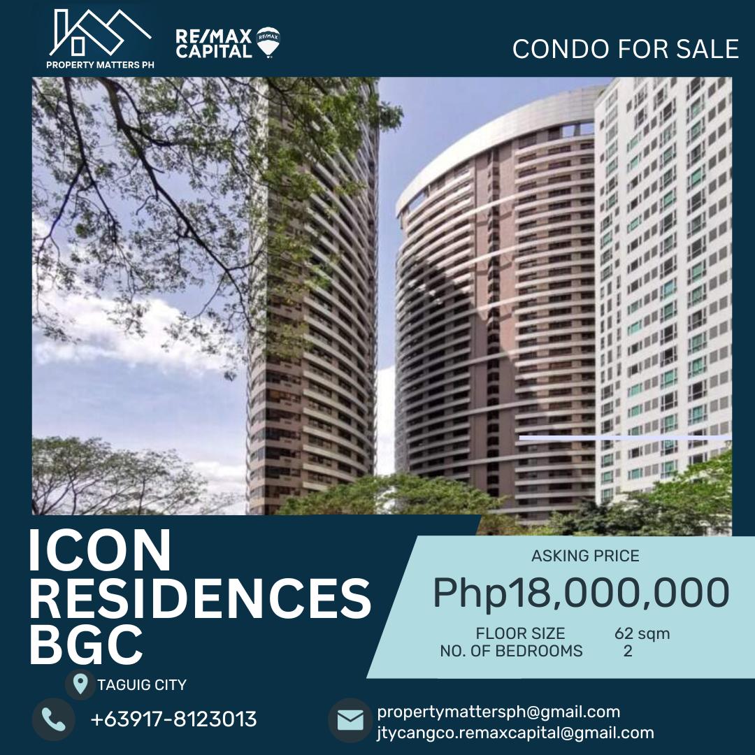 FOR SALE ICON RESIDENCES, BGC 2... - Propertymattersph