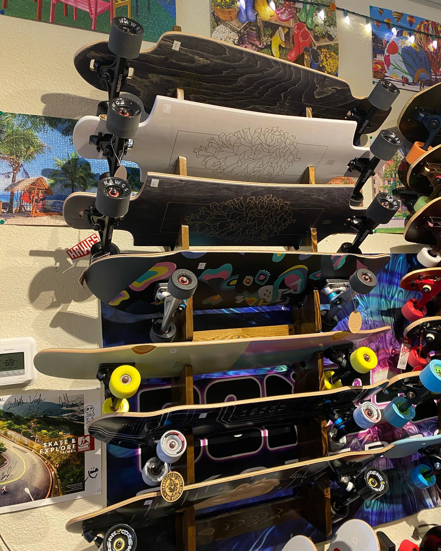 Landyachtz 2026 skateboard lineup with new graphics and models