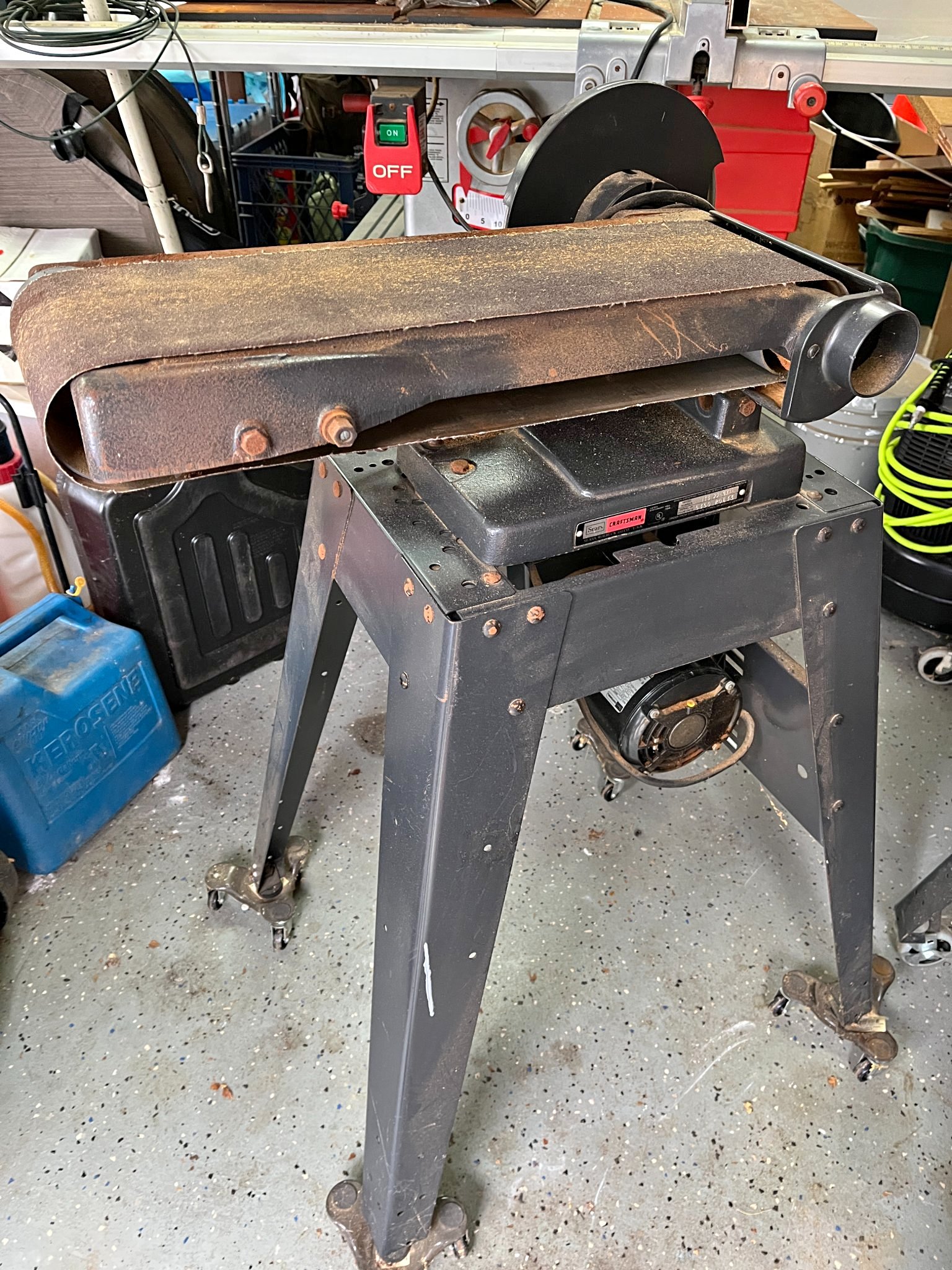 Craftsman Combo Disc/ 6'x48" belt sander w/stand - Sanders - Ijamsville ...