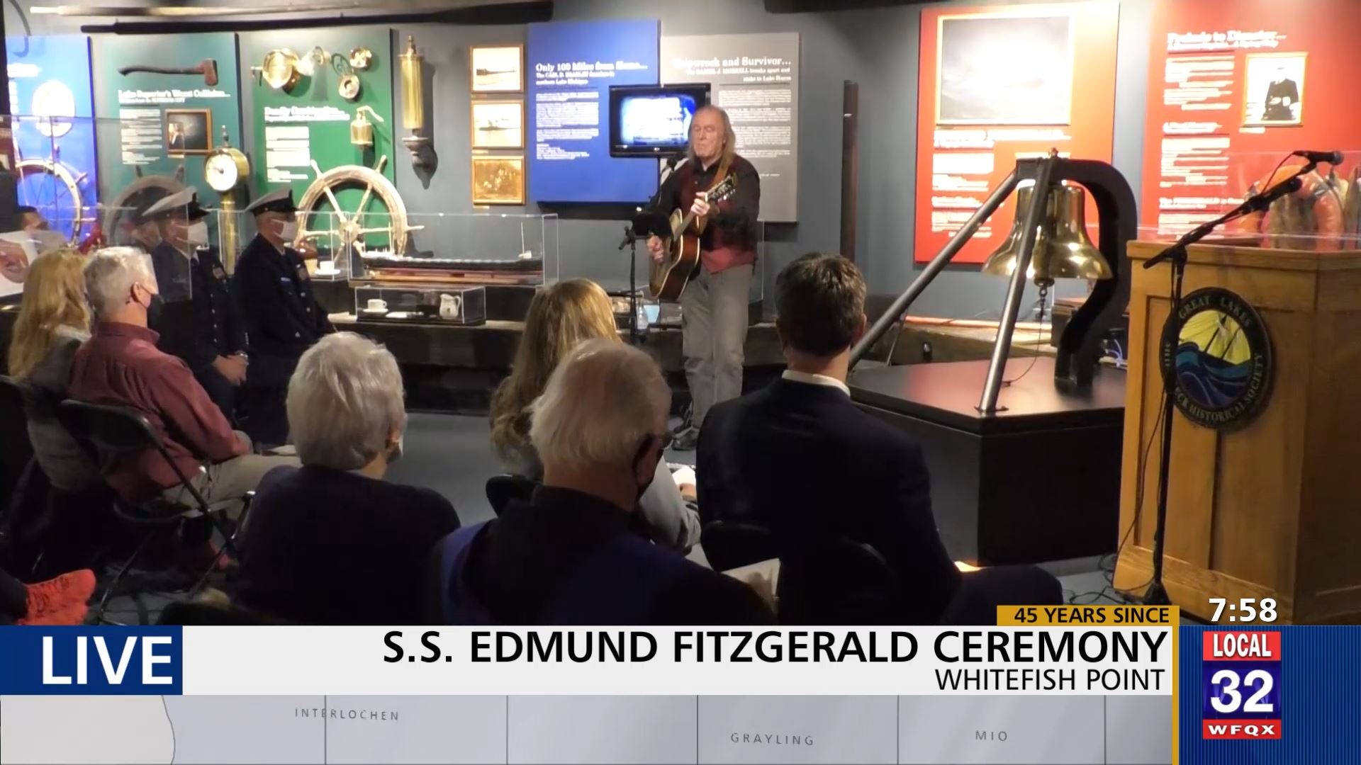 This was the live broadcast of the Annual Edmund Fitzgerald Memorial ...