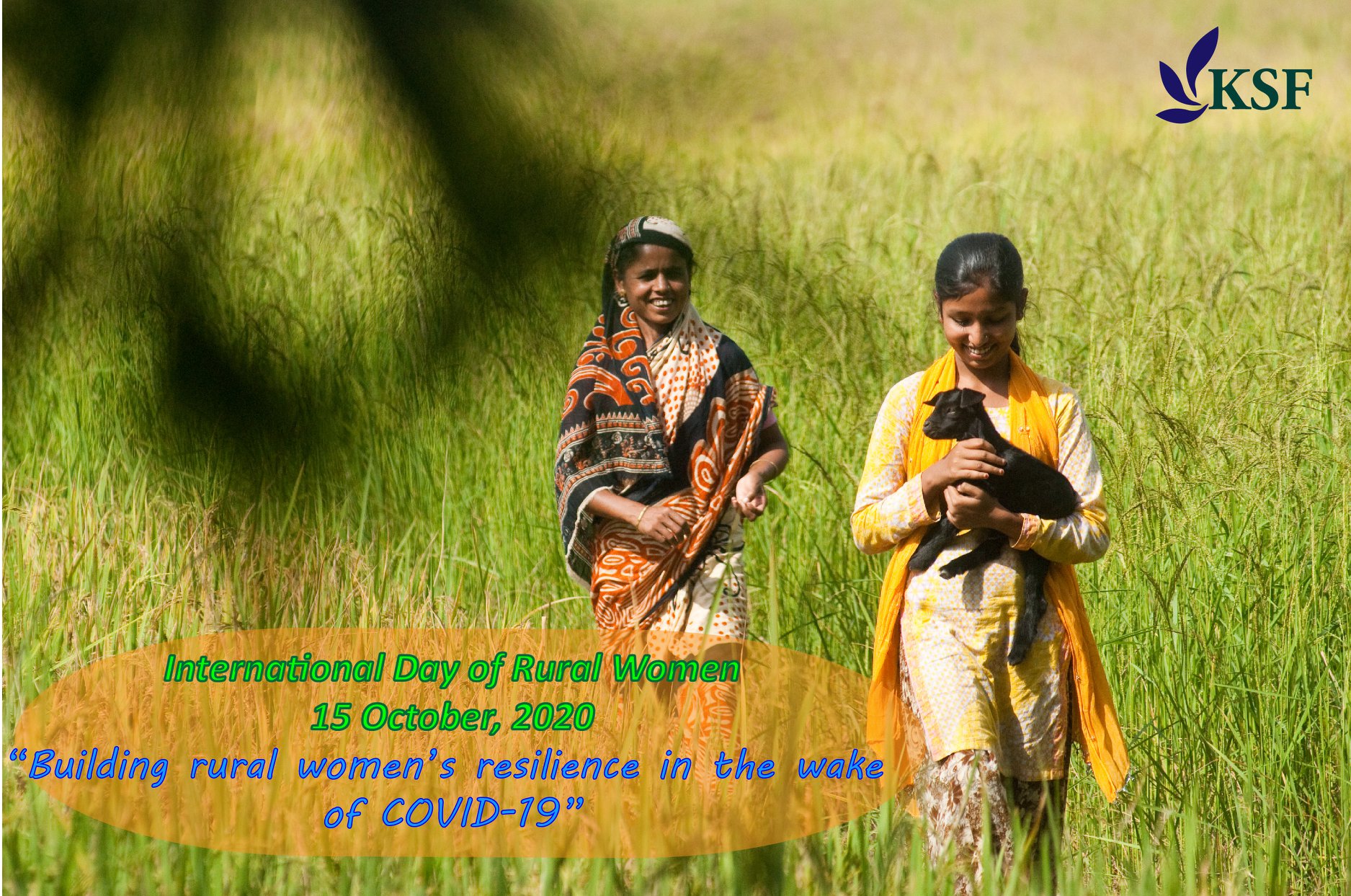 KSF - Rural women play a crucial role in agriculture, food security and ...