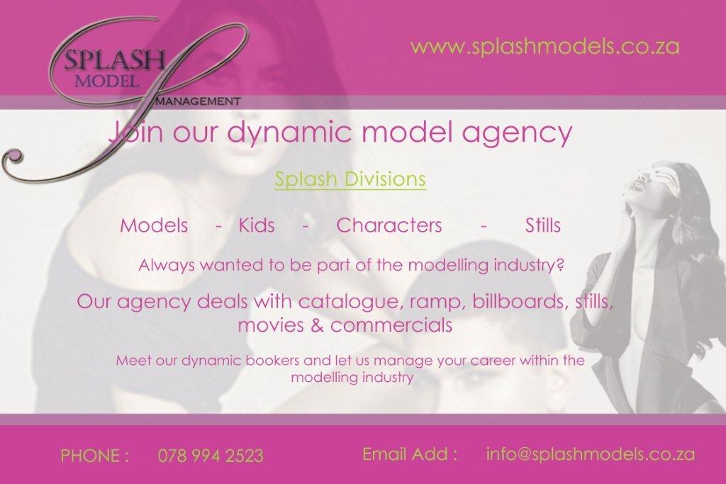 Splash Model Management | Johannesburg