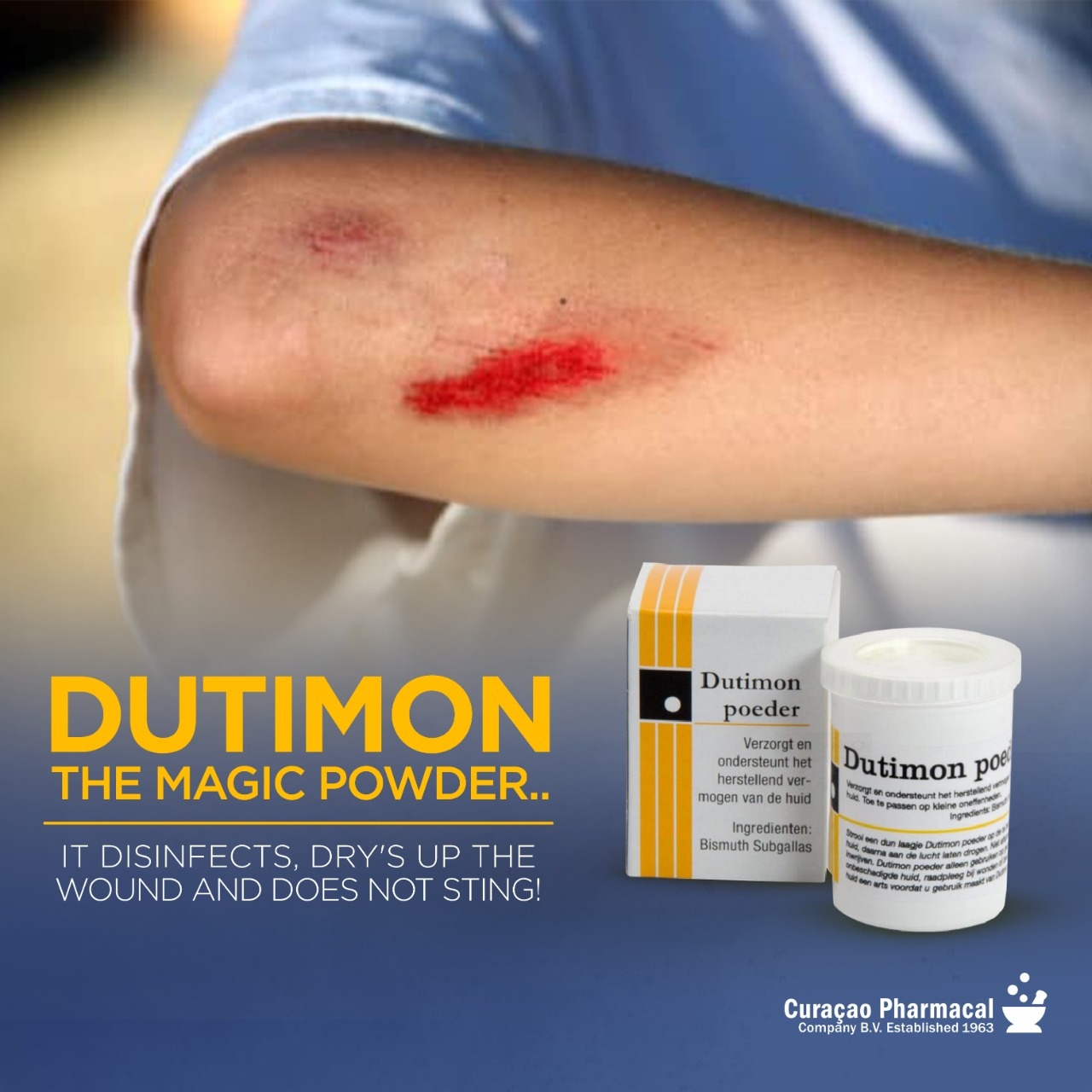 Dutimon wound powder, is... - Curaçao Pharmacal Company B.V. | Facebook