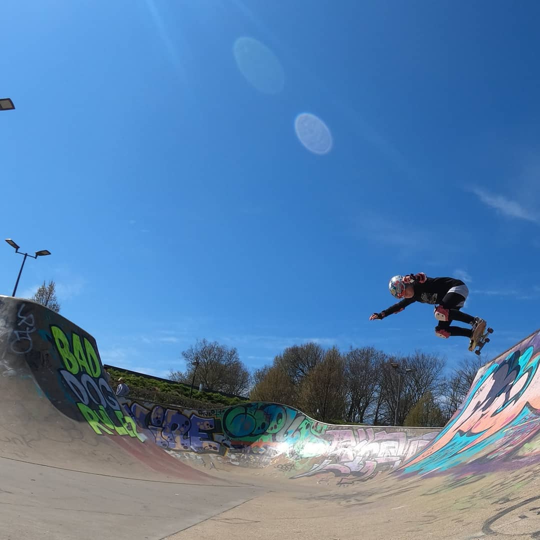 Floating over my favorite hip... - Ruby Dolan - Skateboarder