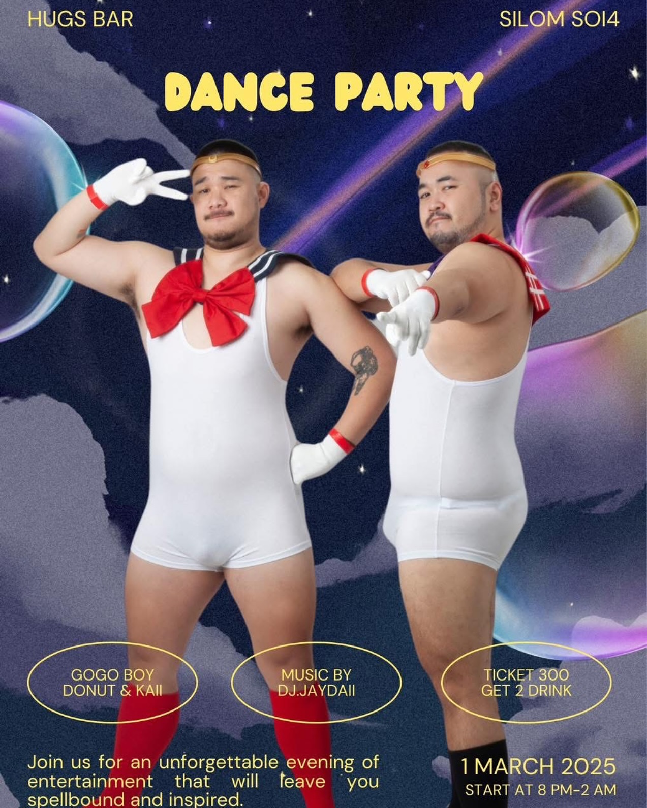 Waranchit - - HUGs Dance Party - 🗓️ Date : SAT 1 MARCH 2025 🕺🏻GoGo Bear ...