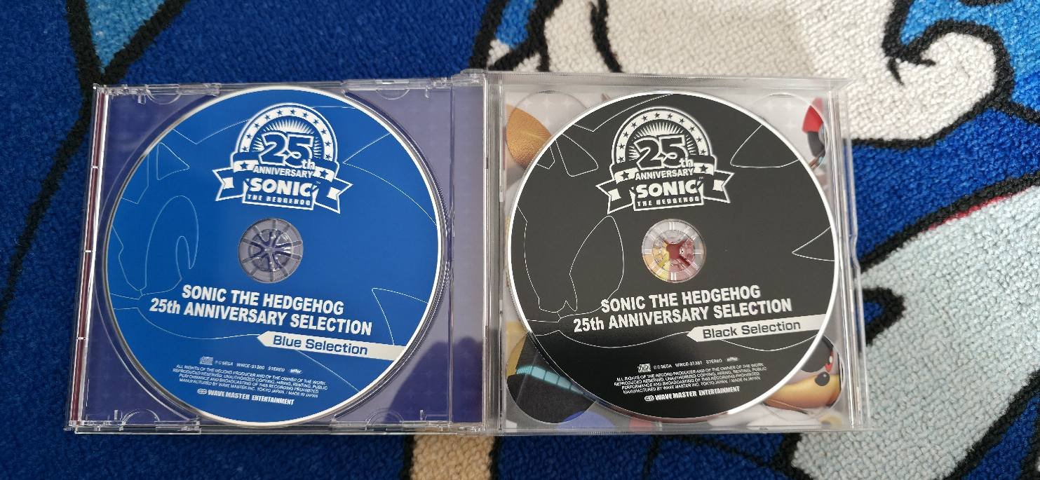Sonic the Hedgehog 25th anniversary CD/DVD