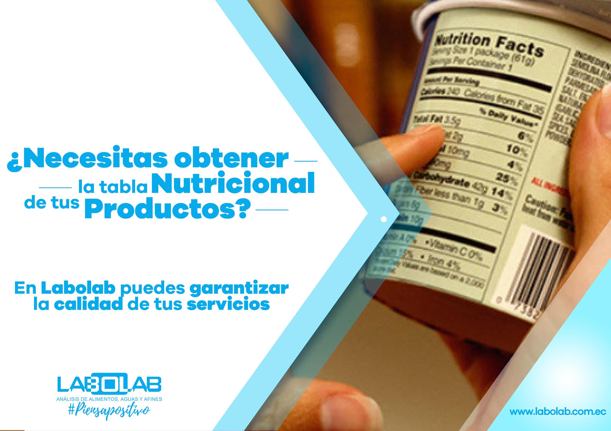 LABOLAB - ¿Necesitas obtener la tabla nutricional de tus productos? Los ...