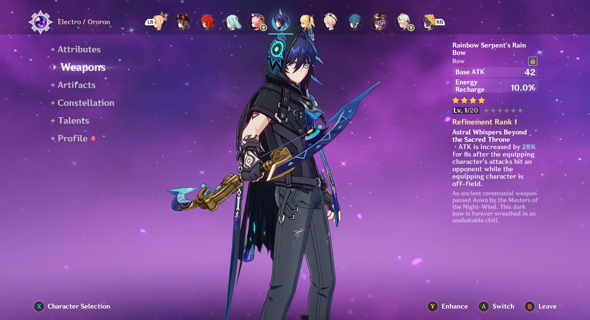 Genshin Impact ASIA (G3) | Aesthetically, it fits him but i dont know ...