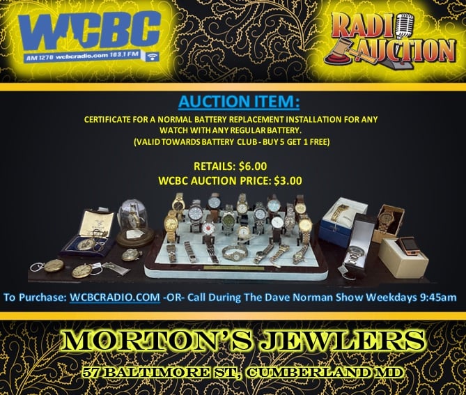 WCBC Radio Auction | Cumberland MD
