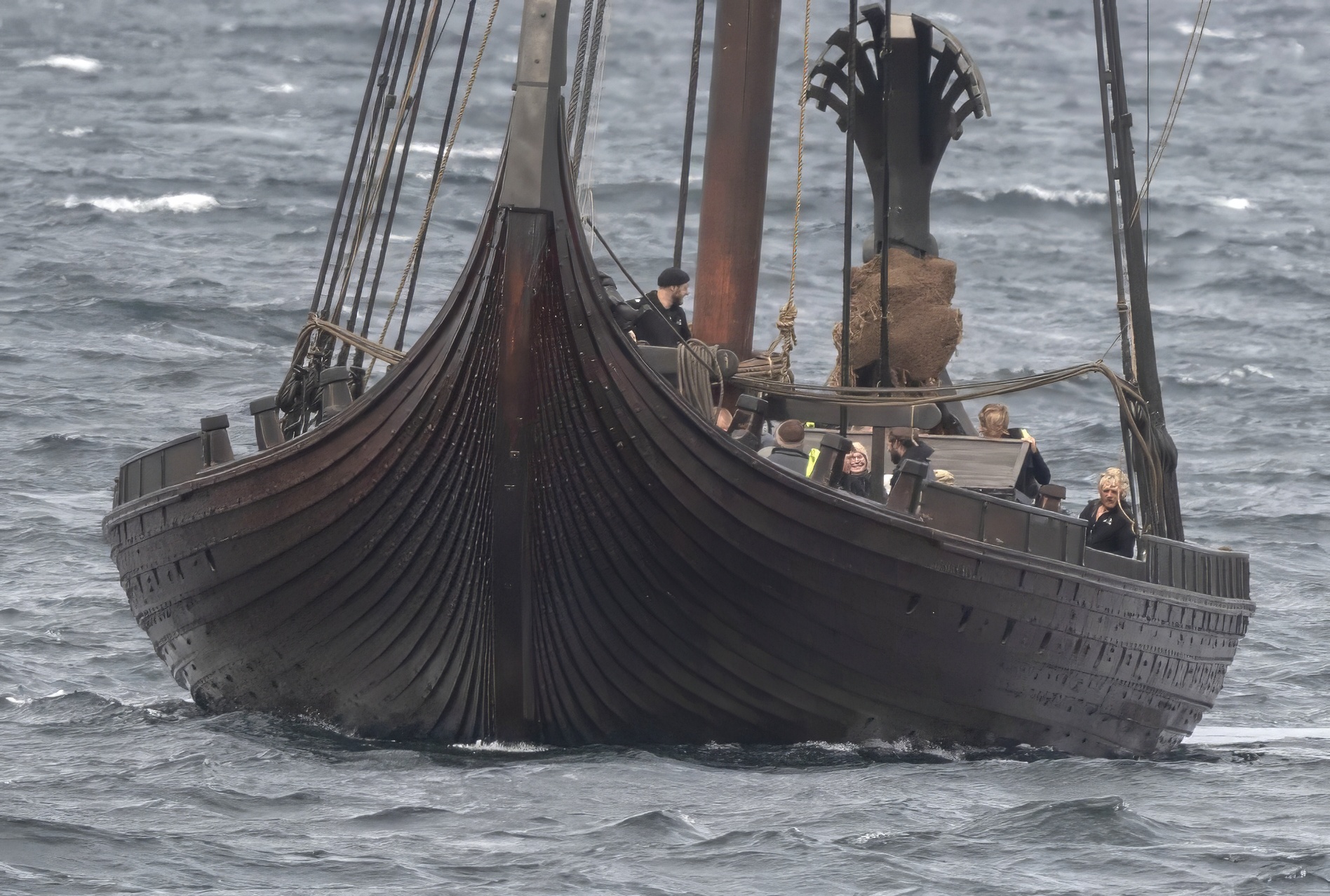 Scotland's Scenery | Filming the Odyssey movie off Buckie today ...