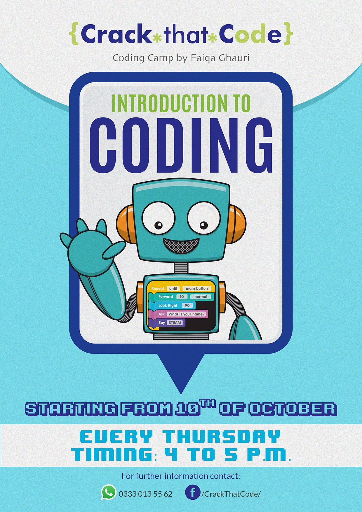 Crack That Code - New session of 'Introduction to Coding'... | Facebook