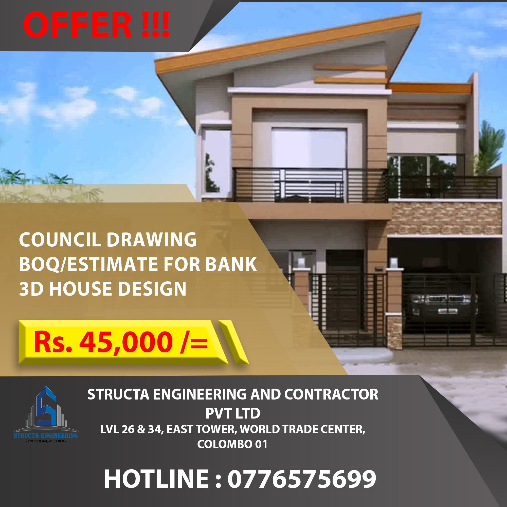 Special Offer !!!! House Plan with... - Structa Engineering | Facebook