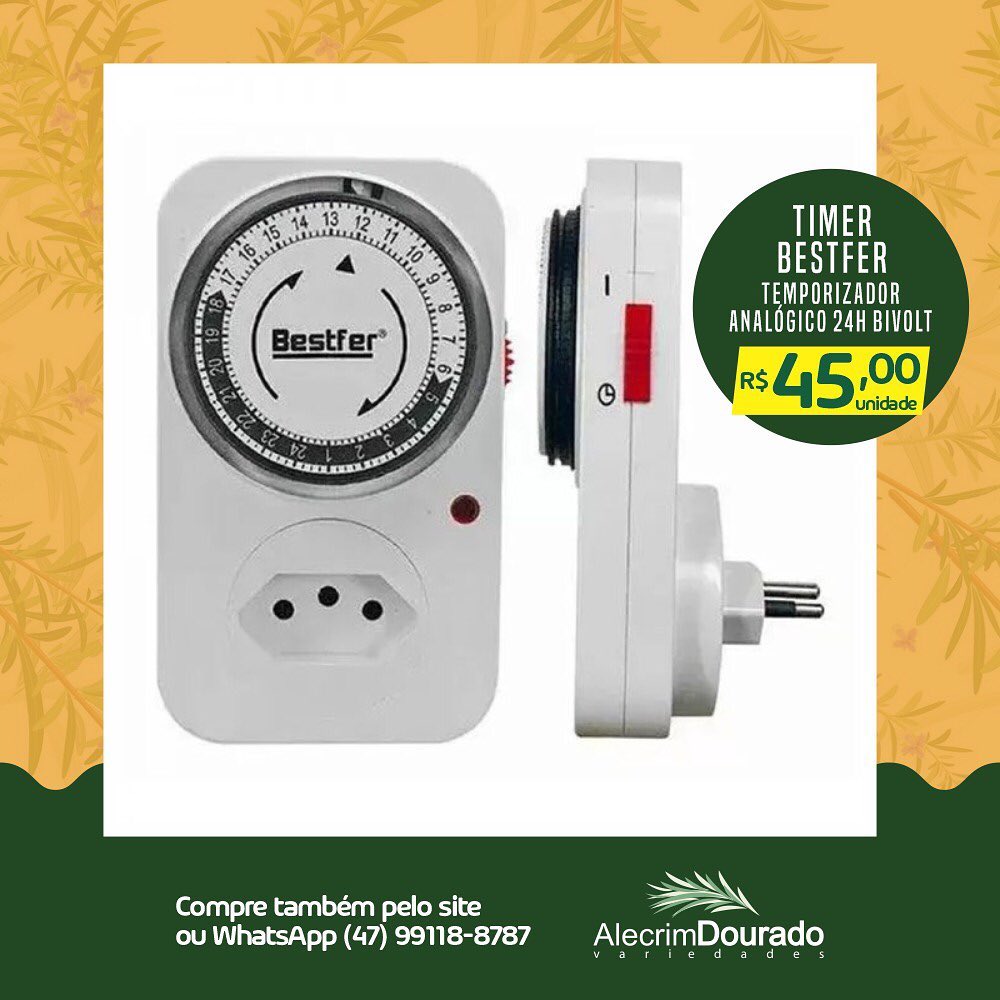Timer Bestfer Temporizador... - Alecrim Dourado Variedades | Facebook
