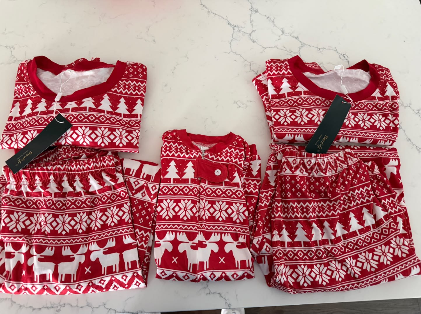Are matching family Christmas pajamas suitable for outdoor wear?