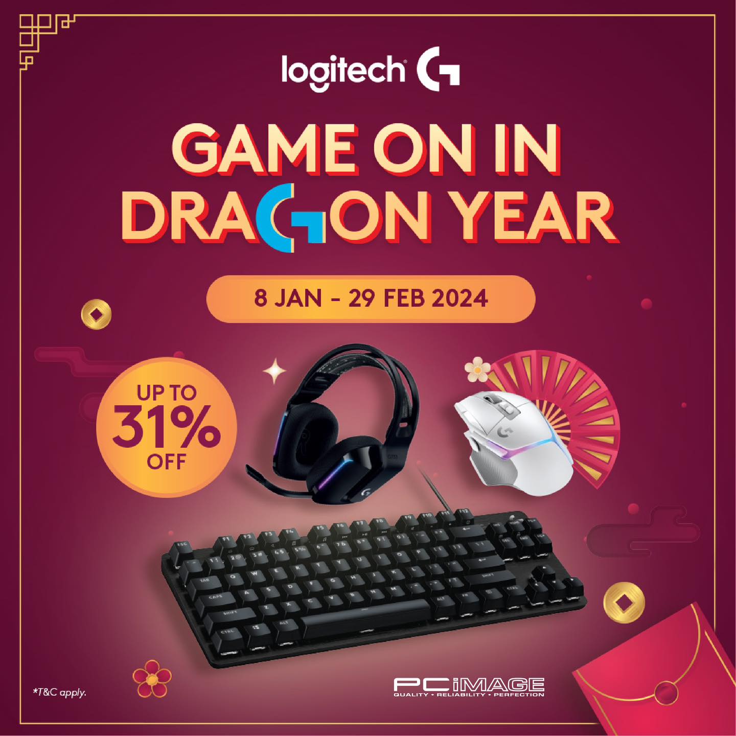 🎮🐲 GAME ON IN DRAGON YEAR 🐲🎮 Logitech... - Pc Image - SABAH | Facebook