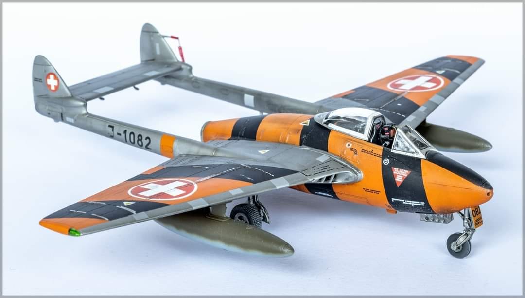 Maquette Avion Militaire D.H. Vampire FB.5/FB.6 - Échelle 1:48 - Marque CLASSIC AIRFRAMES - Neuf - Réf 495