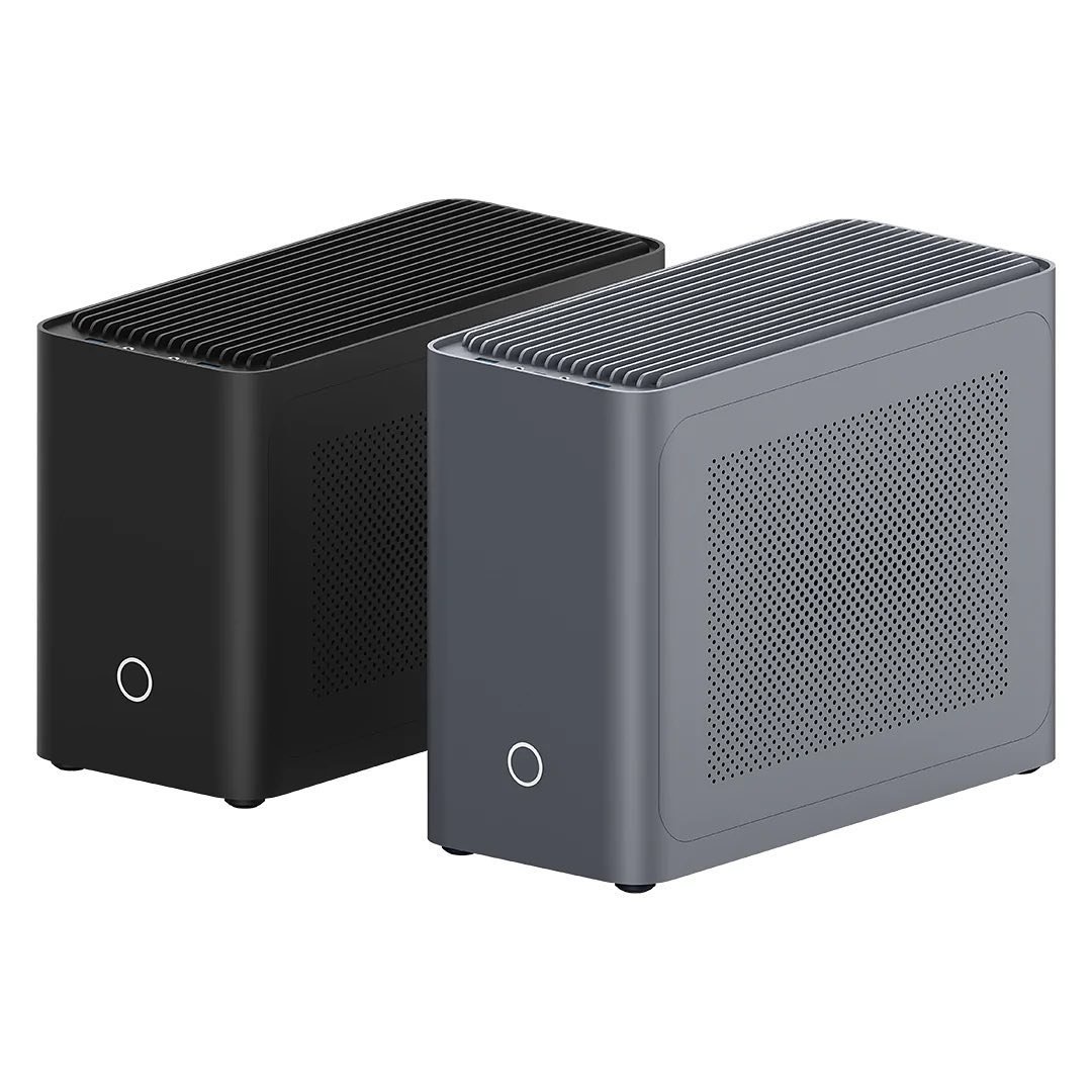 ZX-1 Aluminum Mini-ITX Case 🪸White Coral ♟Matte Black 🌪Space