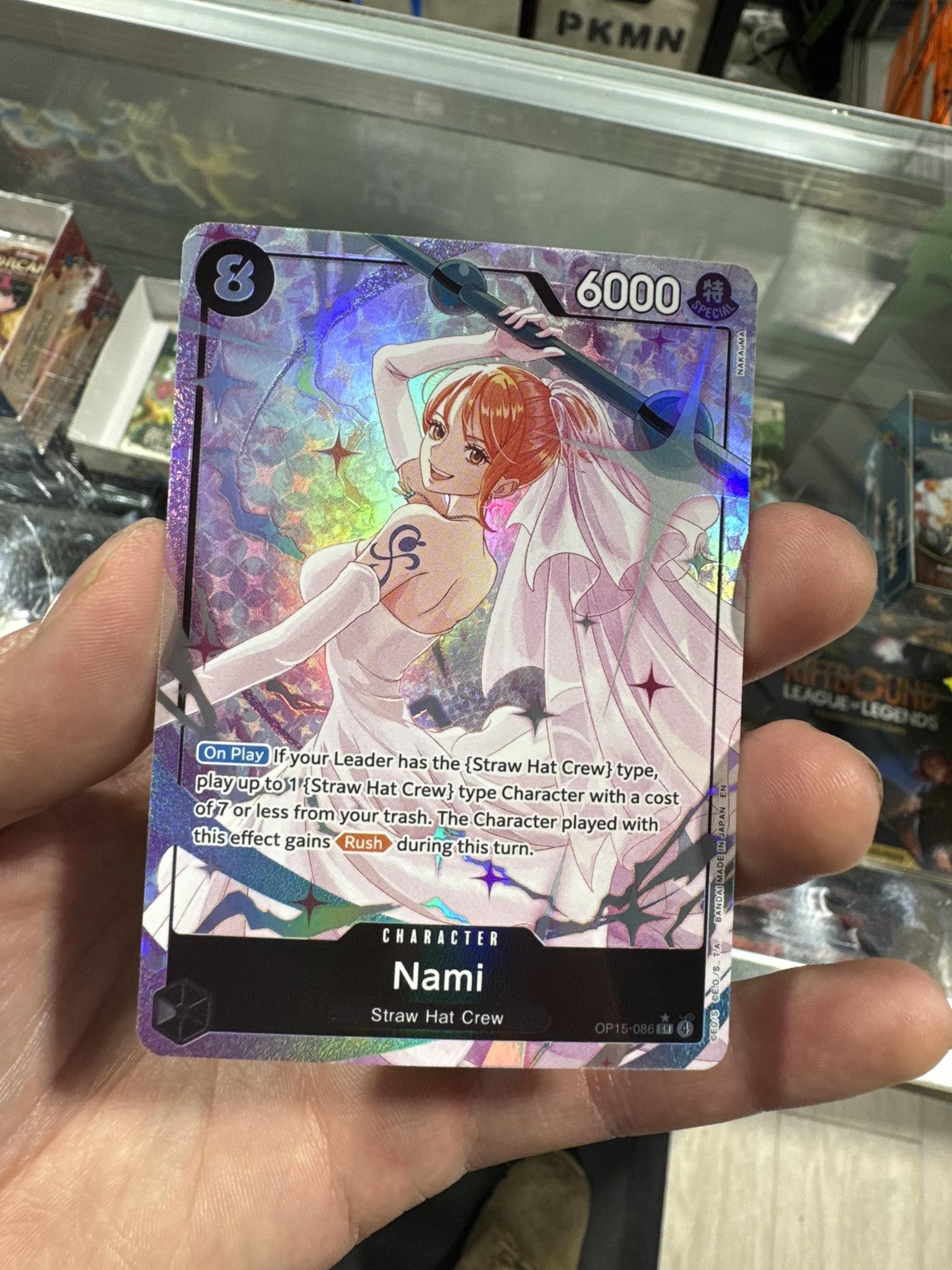 Nami serial card from treasure chest tc-01