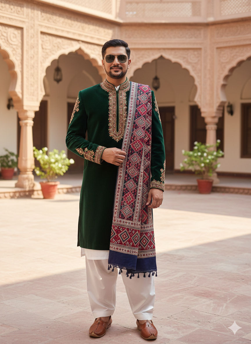 📍Pakistan ❤️ Pakistani women's traditional dress is rich in culture and diversity!✨ The shalwar kameez (شلوار قمیض) is the national dress, featuring a long tunic (kameez) paired with trousers (shalwar) and a