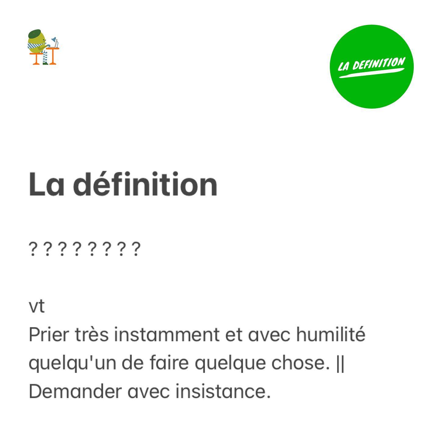 Demander Quelque Chose Avec Insistance