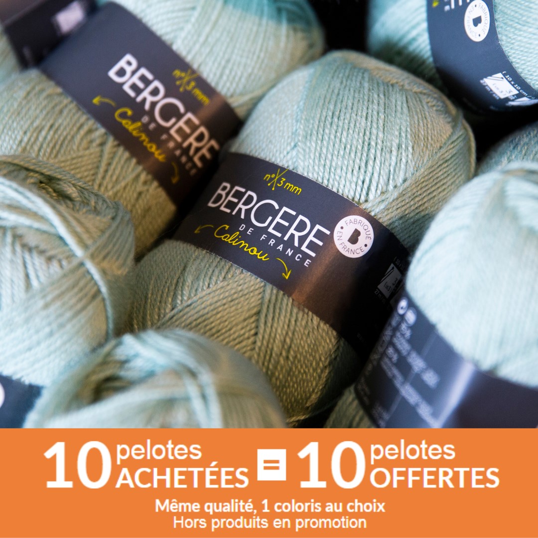 Bergere De France Destockage 10 Pelotes Achetees 10 Gratuites