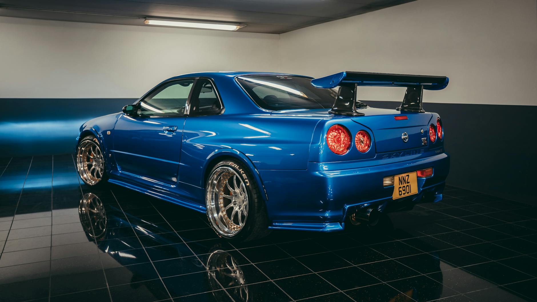 The Nissan Skyline R34 GT-R is equipped... - OZ Racing Wheels | Facebook