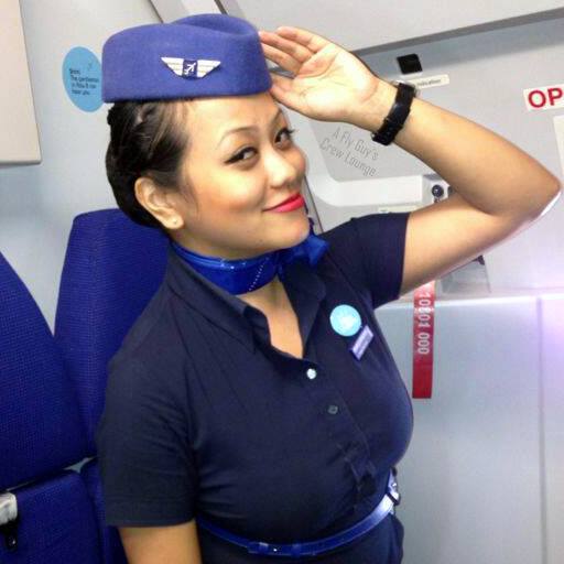 A Fly - How great is the IndiGo uniform? So retro and Barshanika looks ...