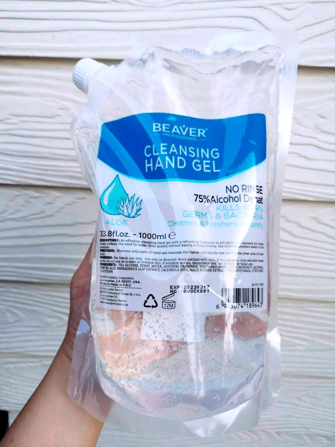 Beaver Cleansing Hand Gel - Thailand