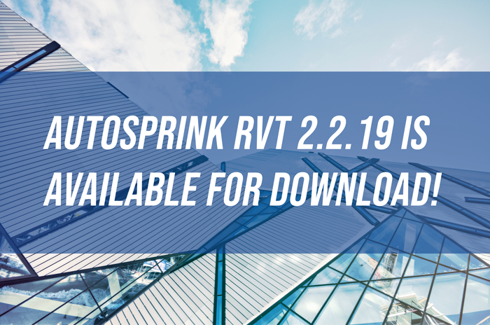 MEPCad - AutoSPRINK RVT v2.2.19 is available for download... | Facebook