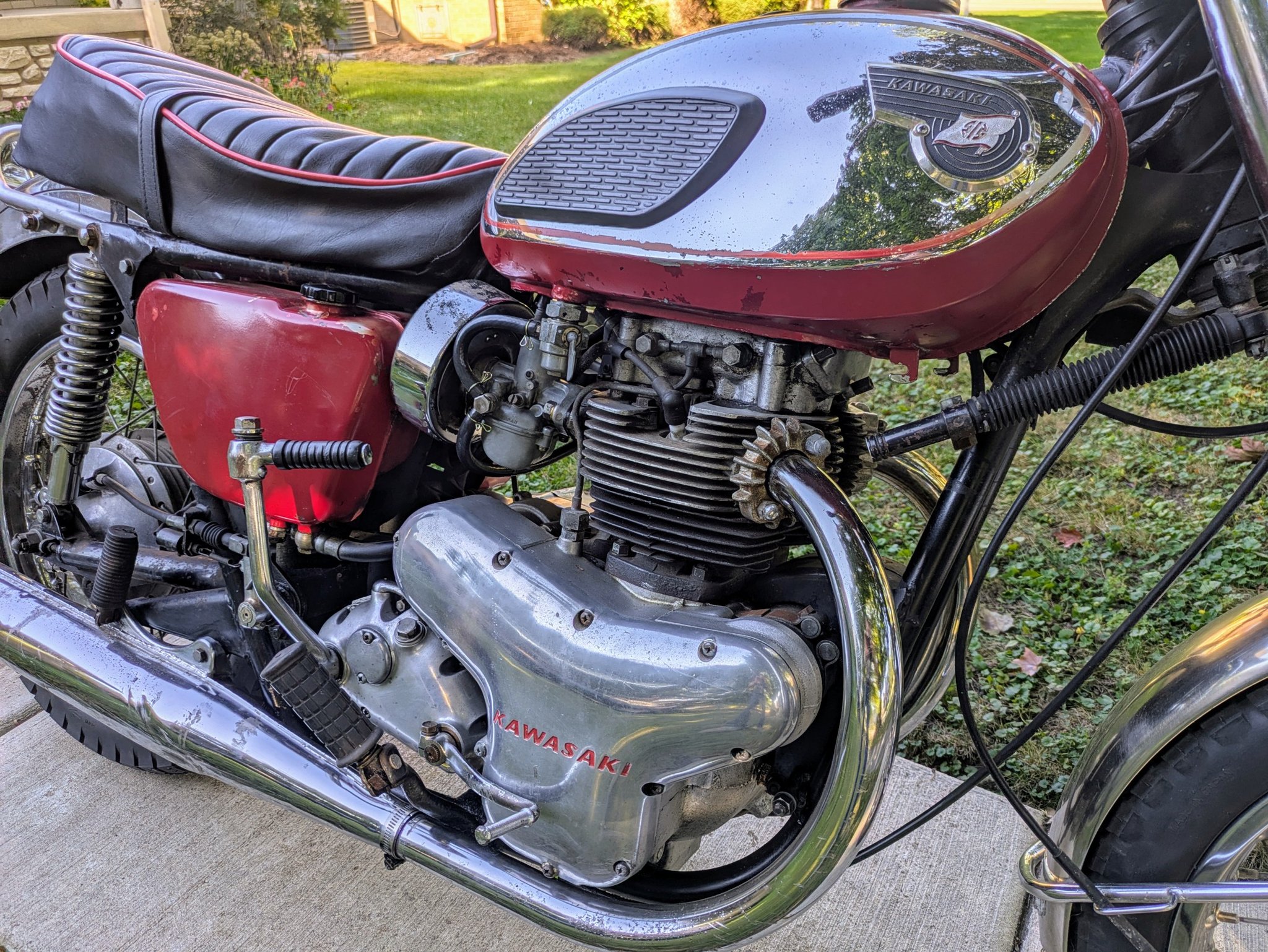 1969 Kawasaki W2TT no reserve auction in West Chicago, IL