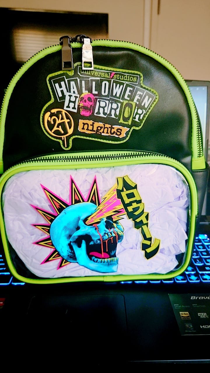 halloween horror nights mini backpack Zipper Theme Halloween Horror Nights 2024 Universal