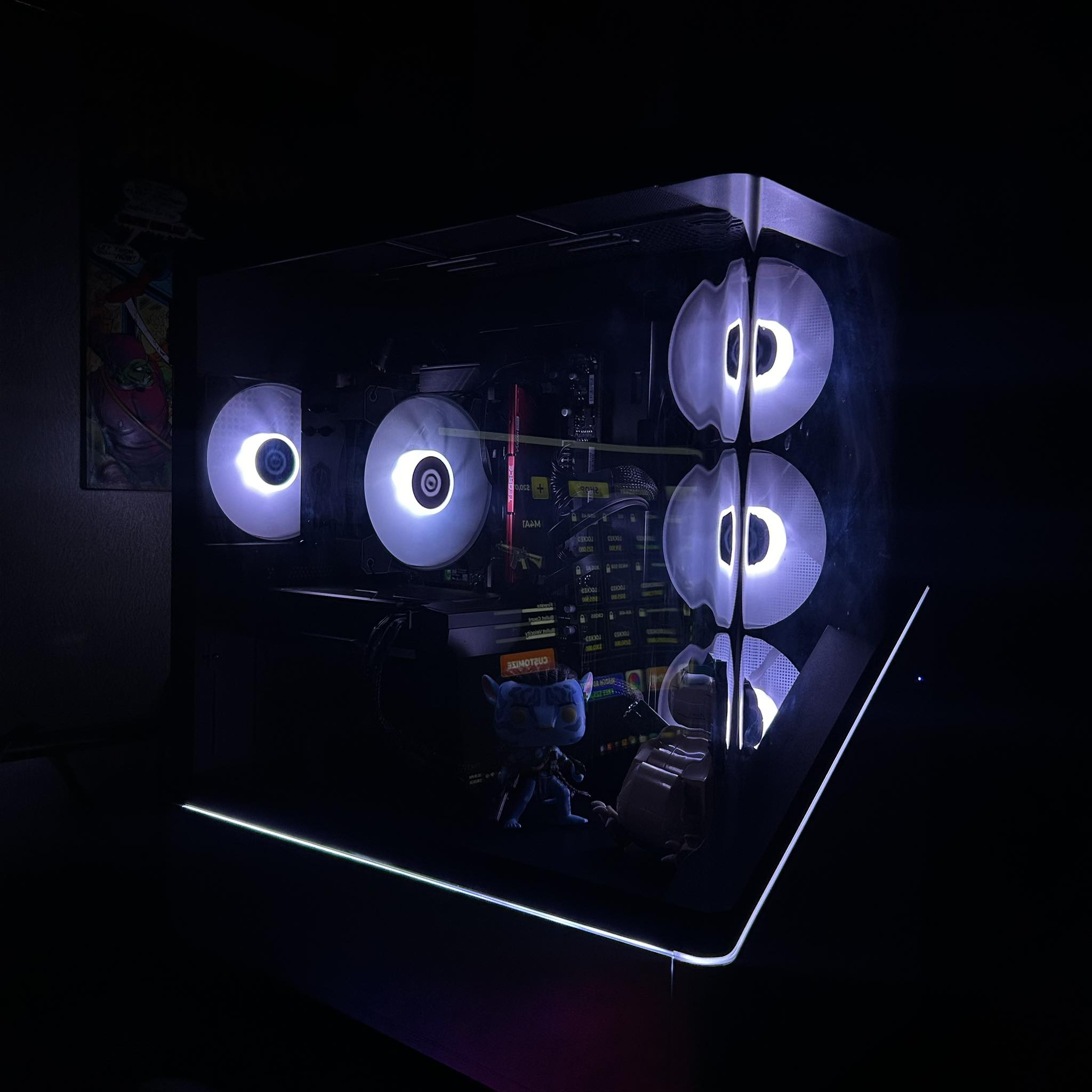 AMD Ryzen 7 8700F gaming PC build with Radeon RX 7600