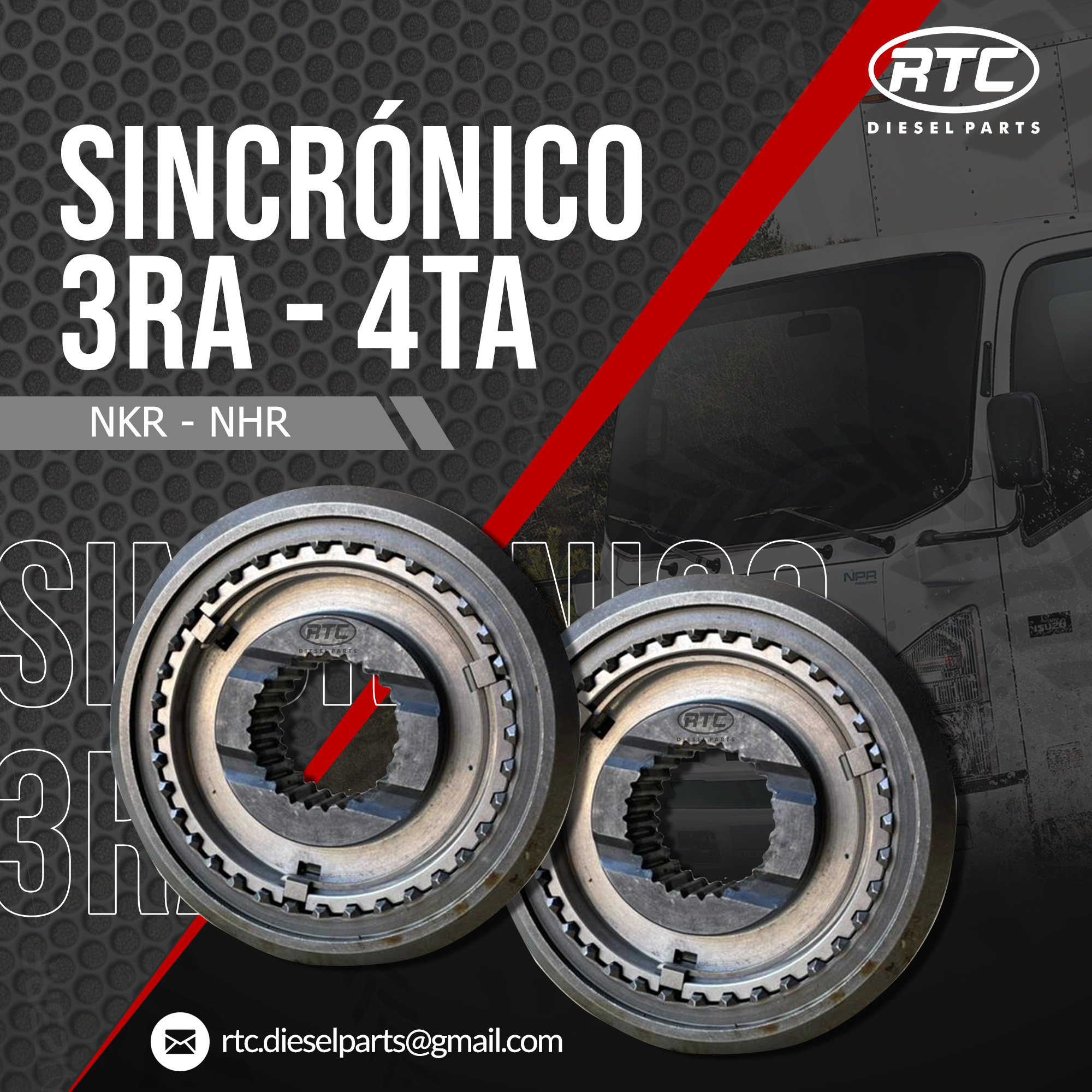 📣 SINCRÓNICO 3RA - 4TA 🚚 NKR - NHR... - RTC Diesel Parts | Facebook