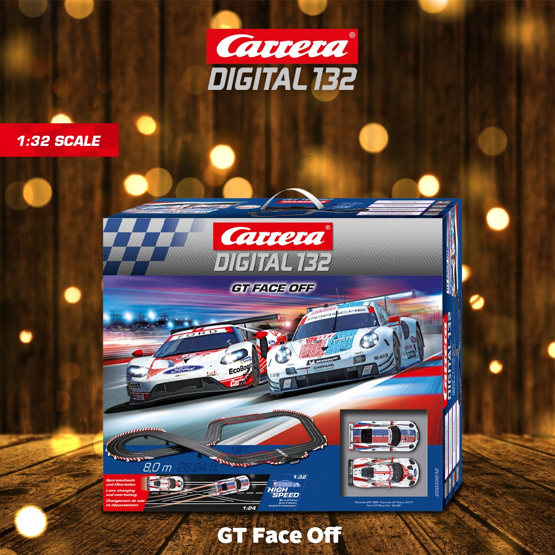 Step on the gas with the cars in these Carrera Digital 132 sets