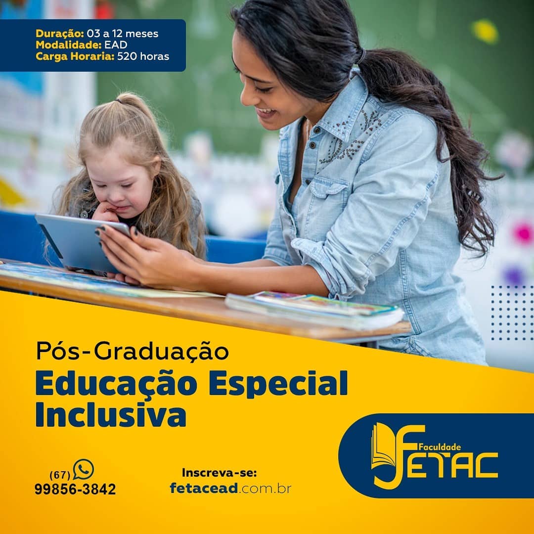 Faculdade FETAC - 🎉 Faça Pós-graduação em Educação... | Facebook
