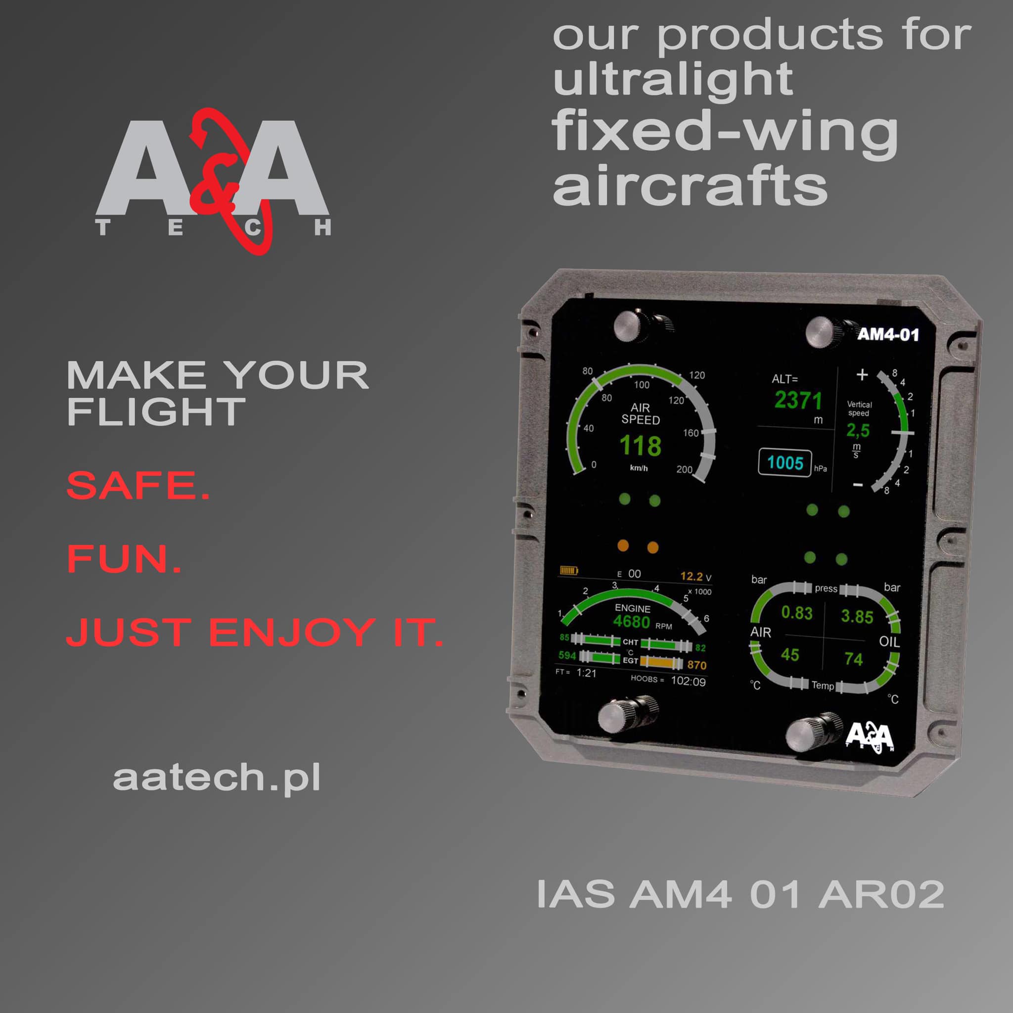 A&A Tech - The IAS AM4 01 AR02 avionics system is a set of instruments ...