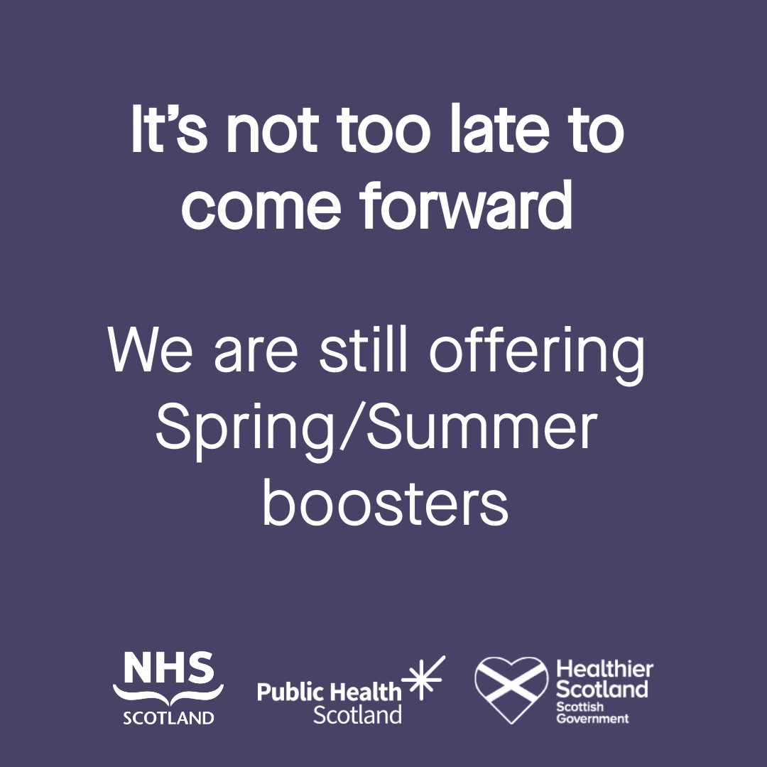 NHS Highland - The Spring Booster is for those 75+ and...