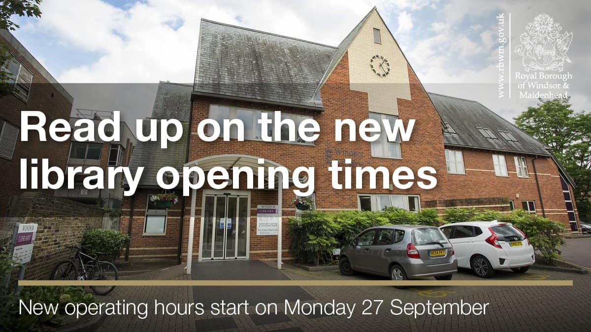 RBWM Libraries - New opening times for all our libraries... | Facebook