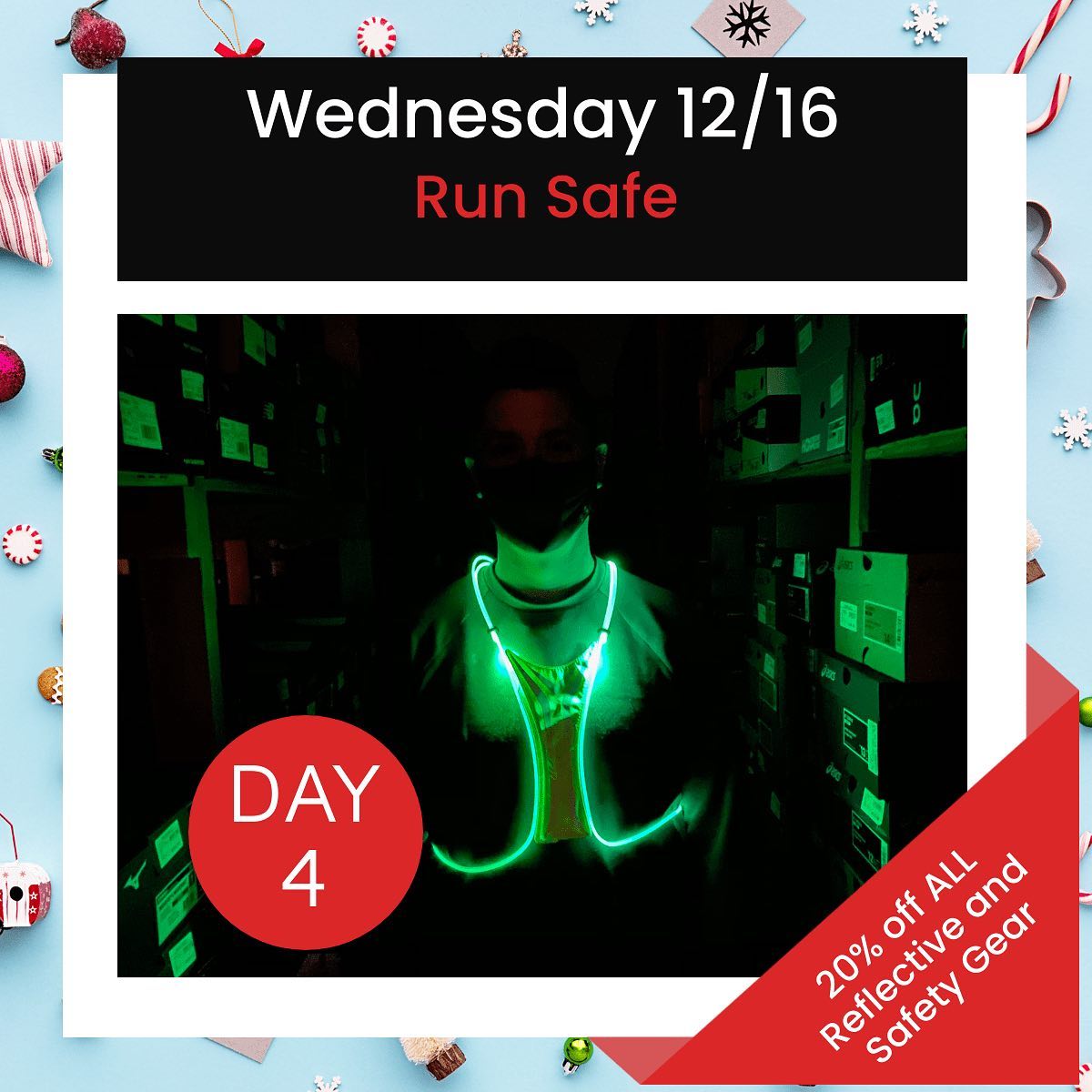 💡How do stay safe while running in the dark? 💡 Tomorrow (Wednesday 12/ ...