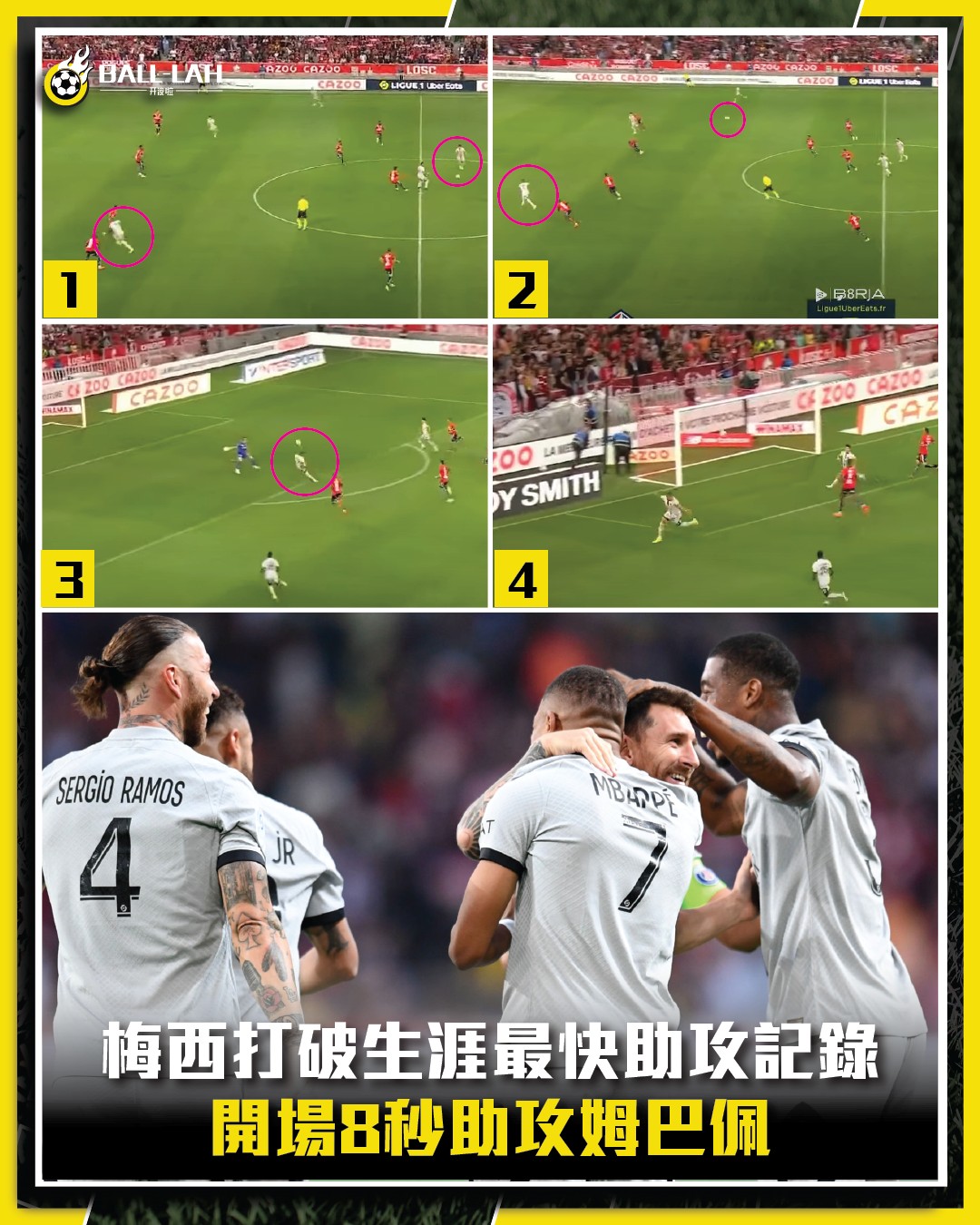 開波啦 Ball-lah - 你看姆總笑得多開心, 有什麽是一個助攻解決不了的呢？😁😁😁...