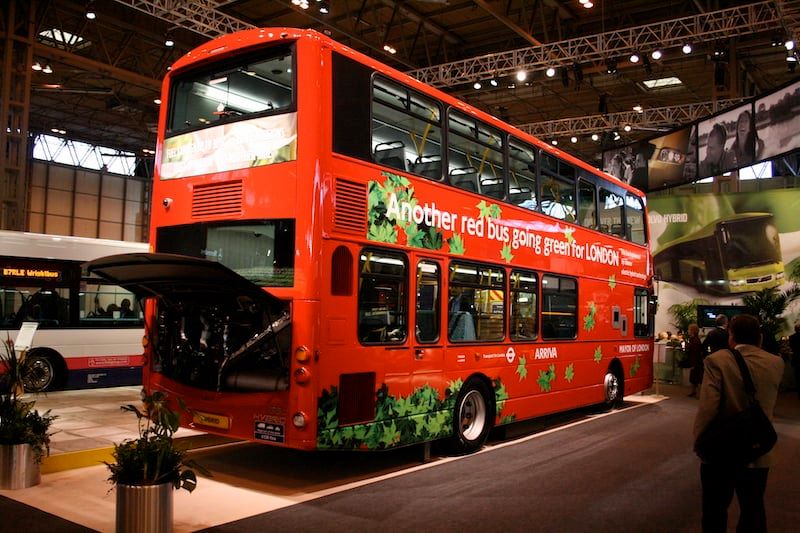 Buses Magazine - Another of the London hybrids at Euro Bus Expo in ...