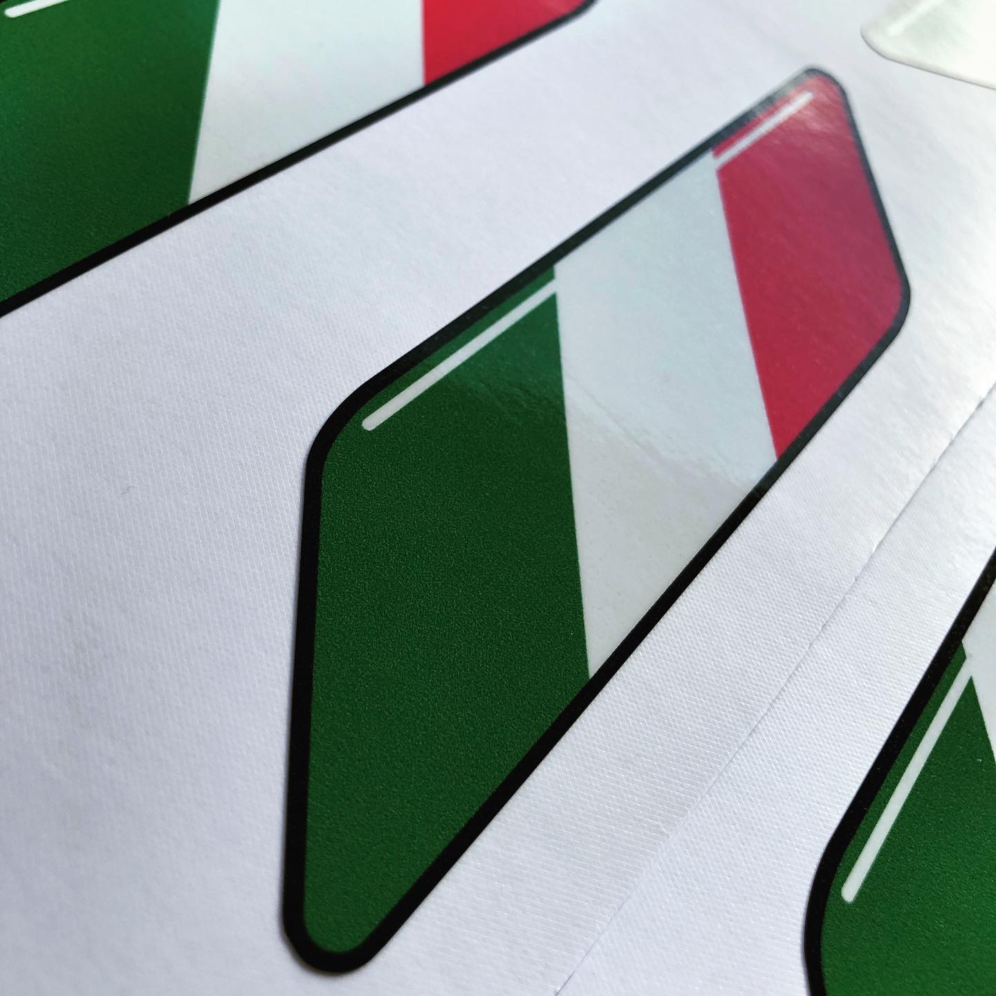 Italian tri colour side decals... - Concept Graphics Grimsby