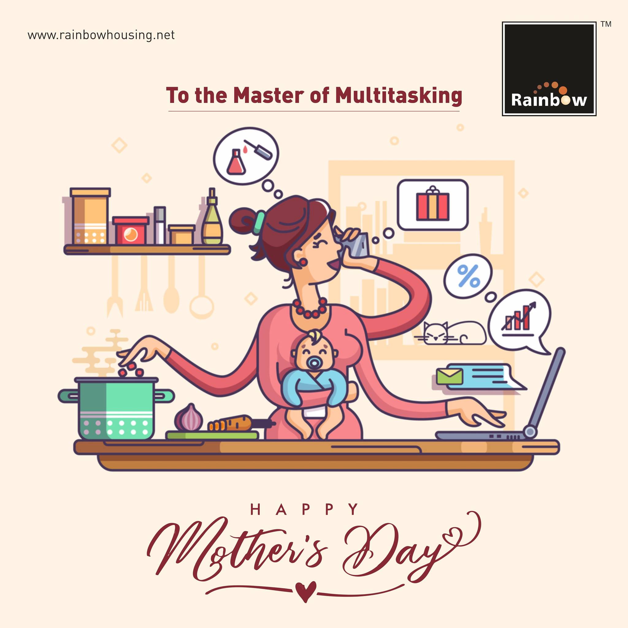 Rainbow - #HappyMothersDay To the Master of Multitasking. Happy Mother ...