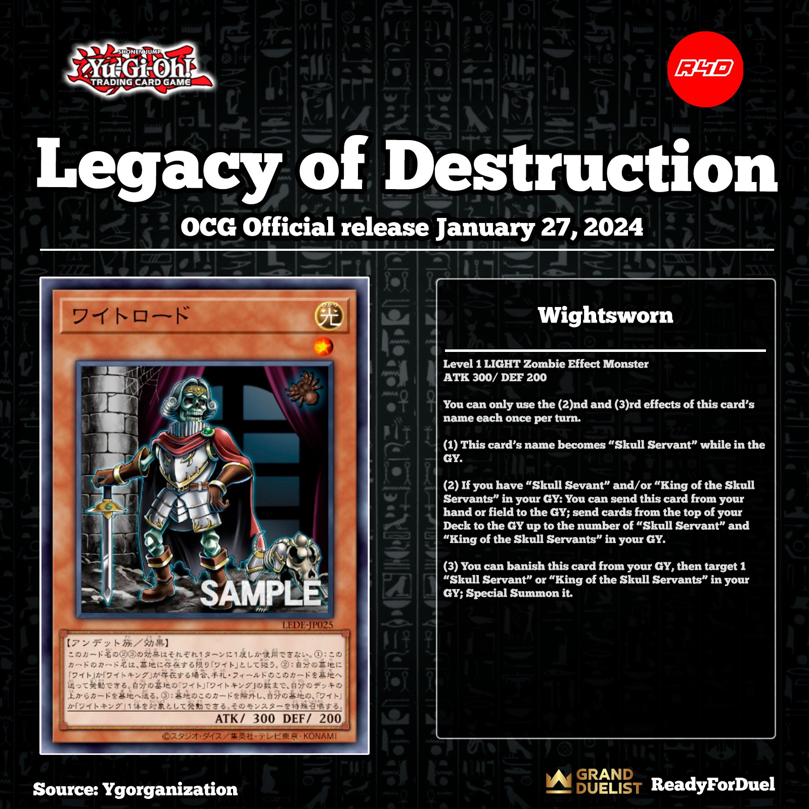 LEGACY OF DESTRUCTION OFFICIAL POSTER Release Date: January 27