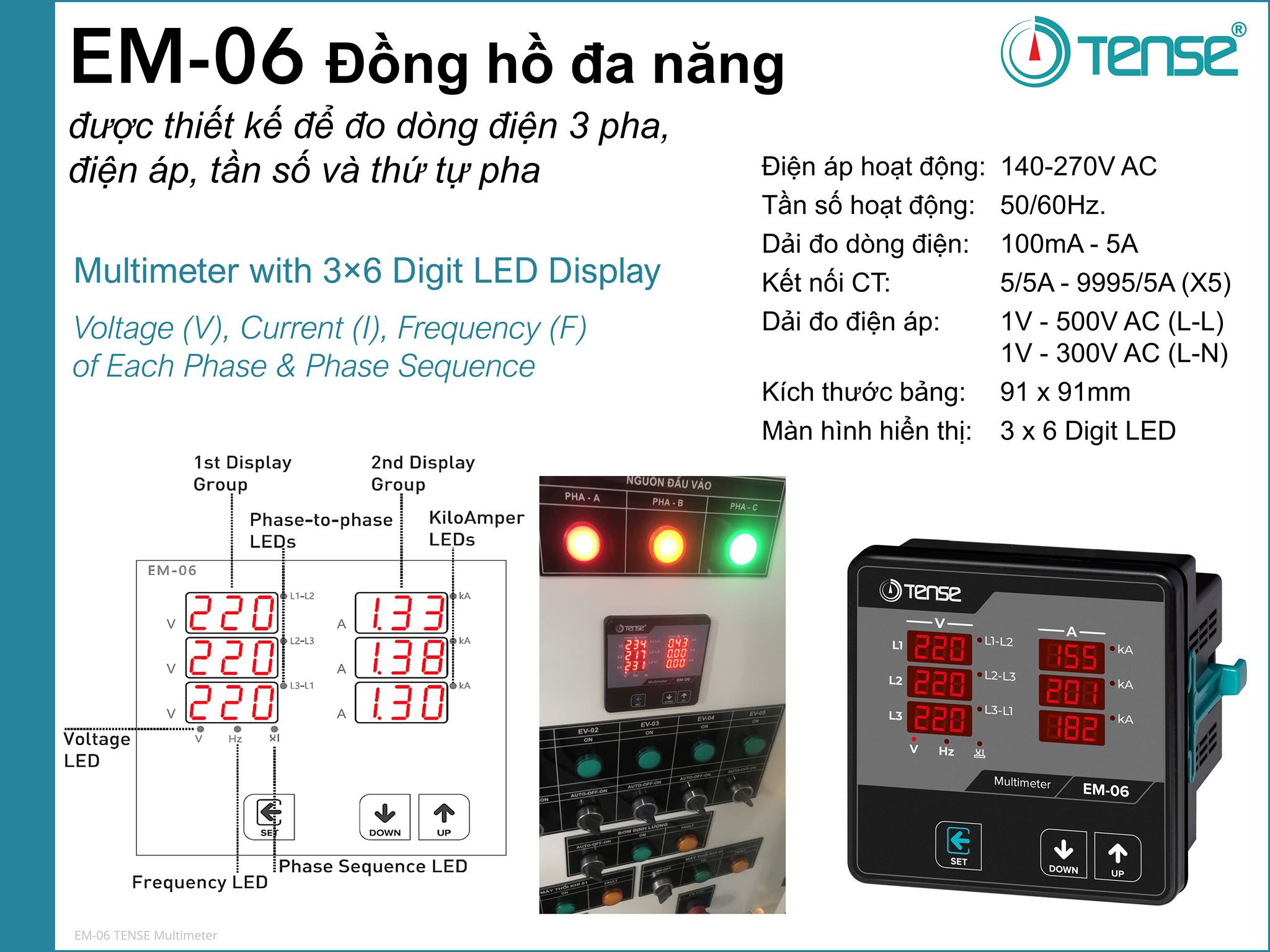 TENSE Vietnam - EM-06 ĐỒNG HỒ ĐA NĂNG Multimeter được... | Facebook