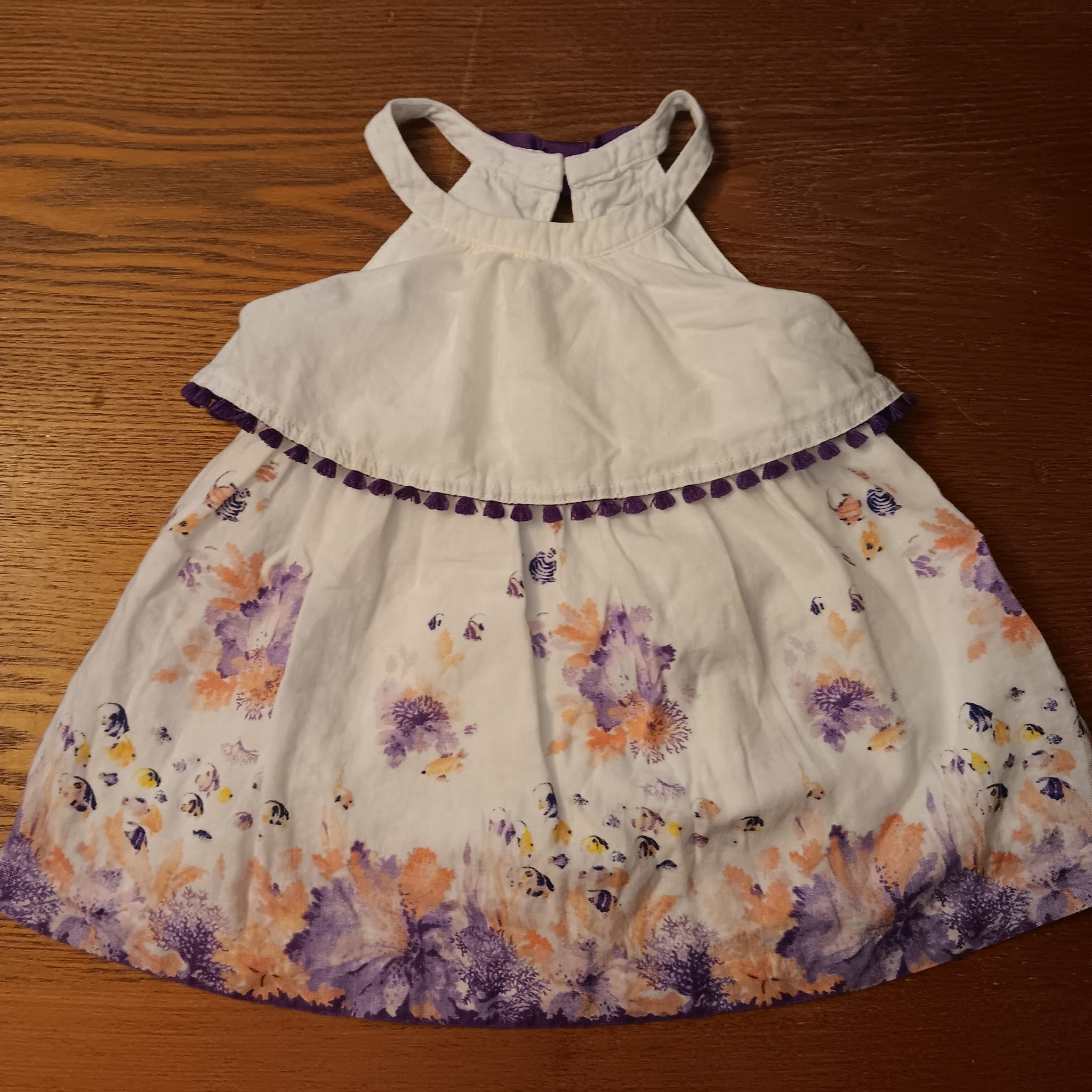 Robe Janie & Jack Pour Fille - Taille 3, à Rayures, Sans Manches, Occasion Très Bon état