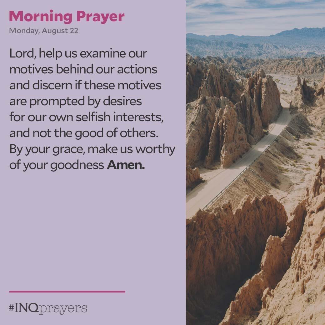 INQUIRER.net - Today's Morning Prayer. #INQPrayers Lord,...