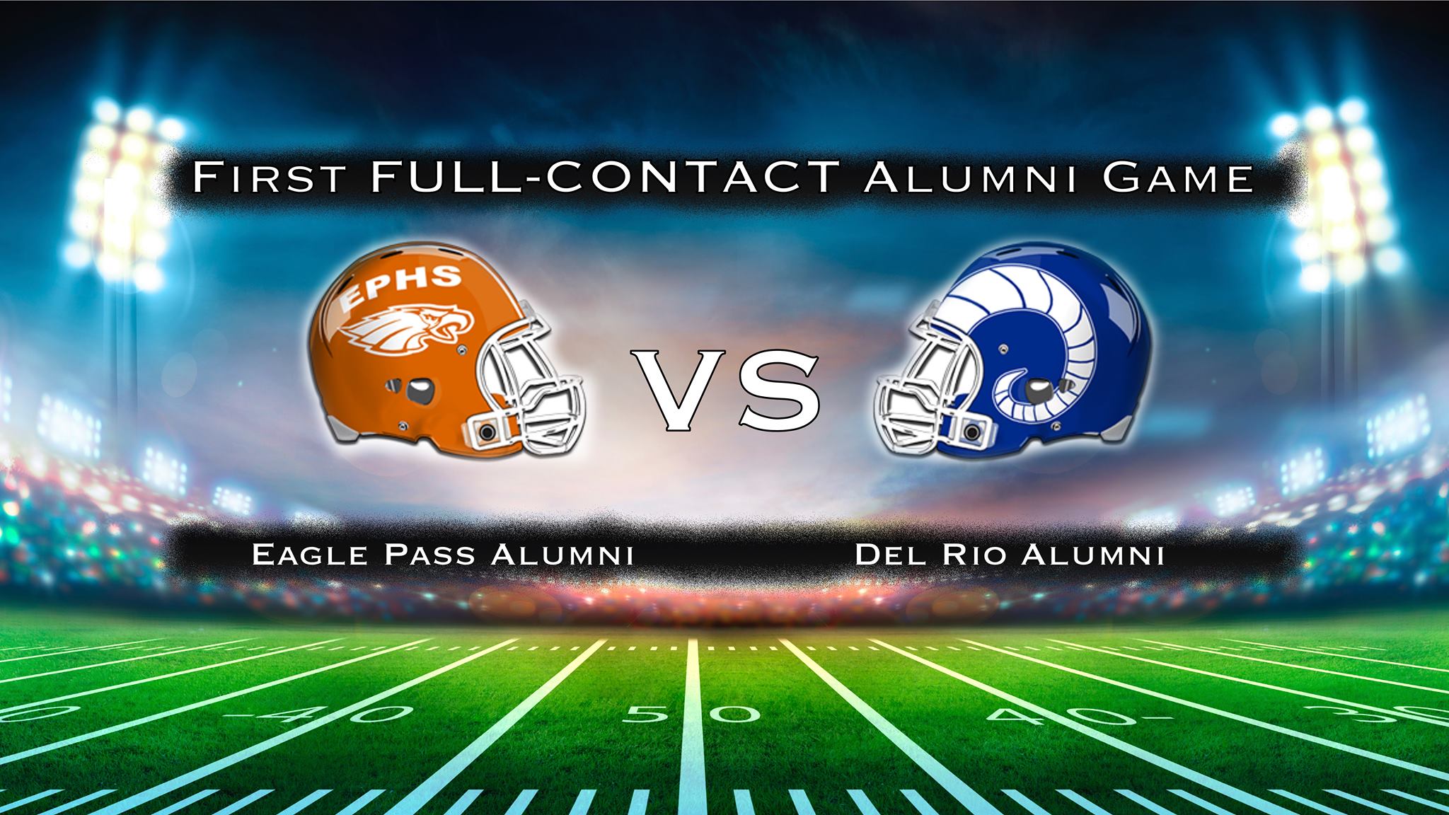 Del Rio vs Eagle Pass Alumni Football Game